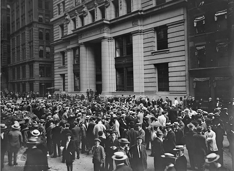 «Уличные» брокеры. Торговля акциями прямо на Уолл-стрит, 1906