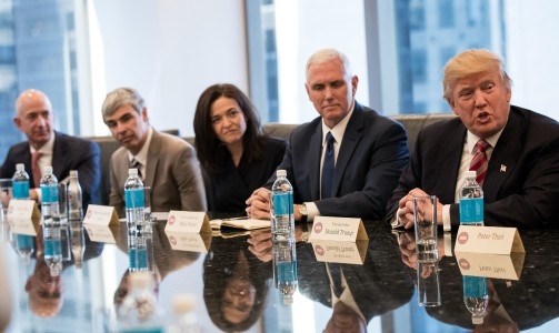 Встреча Трампа с лидерами крупных технологических компаний