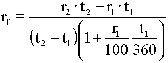краткосрочный процентный фьючерс формула расчета