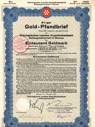 "Золотая" облигация Германии