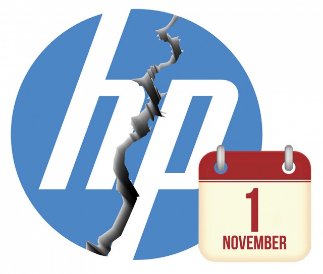 Компания HP разделилась на 2 части