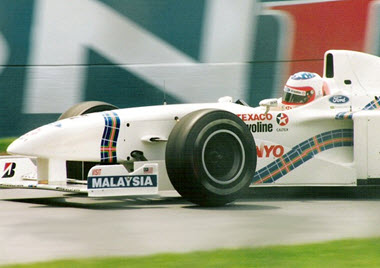 Рубенс Баррикелло, пилот команды Stewart Grand Prix