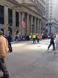 Протест у Чикагской биржи