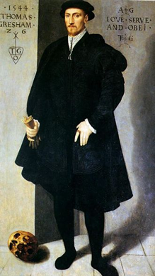 Томас Грешем, портрет 1544 г. 