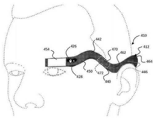 Патент на альтернативную версию Google Glass