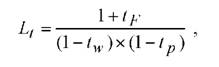 Формула вычисления "налогового клина".