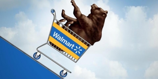 Wal-Mart (WMT) сильно теряет в весе