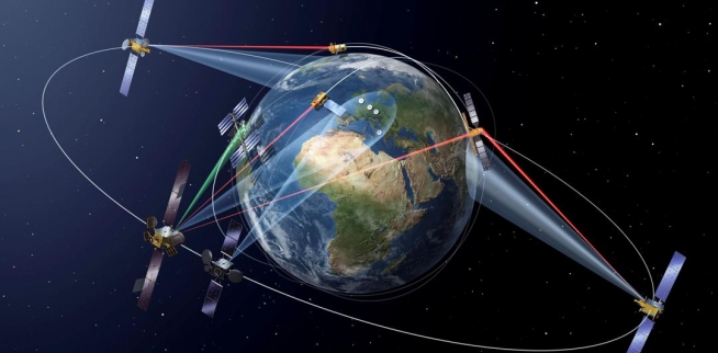 Компания Airbus и Европейское космическое агентство запустят лазерную коммуникационную спутниковую систему
