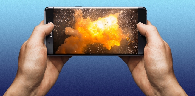 Samsung терпит убытки за-за взрывоопасного Note 7