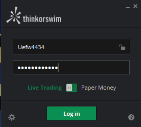 А как подключить thinkorswim live trading ?
