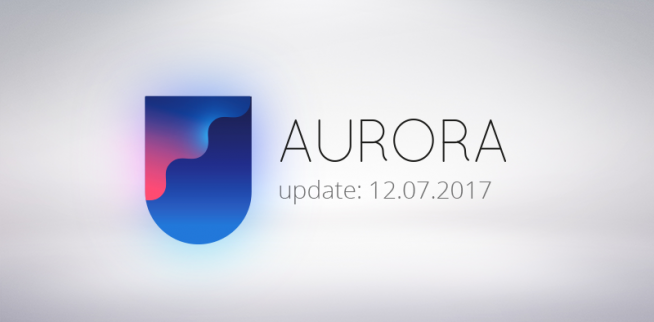 Обновление платформы Aurora (12.07.2017)