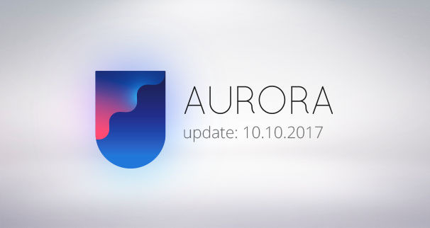 Обновление платформы Aurora (10.10.2017)